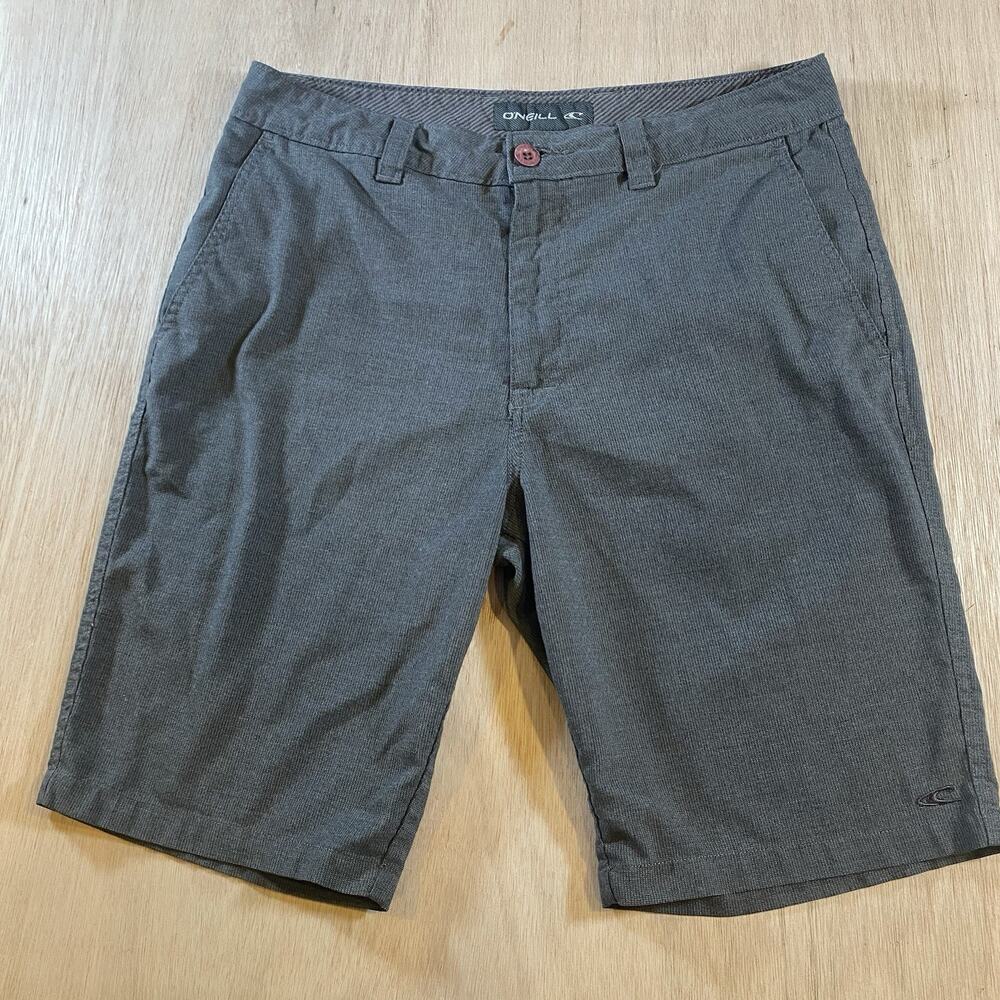 O’Neill men’s Hybrid Shorts Size 30 Charcoal Gray Surf Stretch Casual Shorts